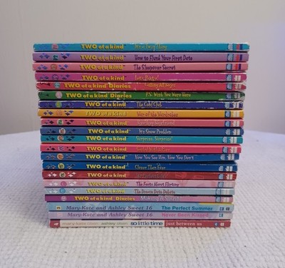 Lot Of 21 VTG Mary-Kate And Ashley Olson Books Sweet & Two Of A Kind Chapter Bks