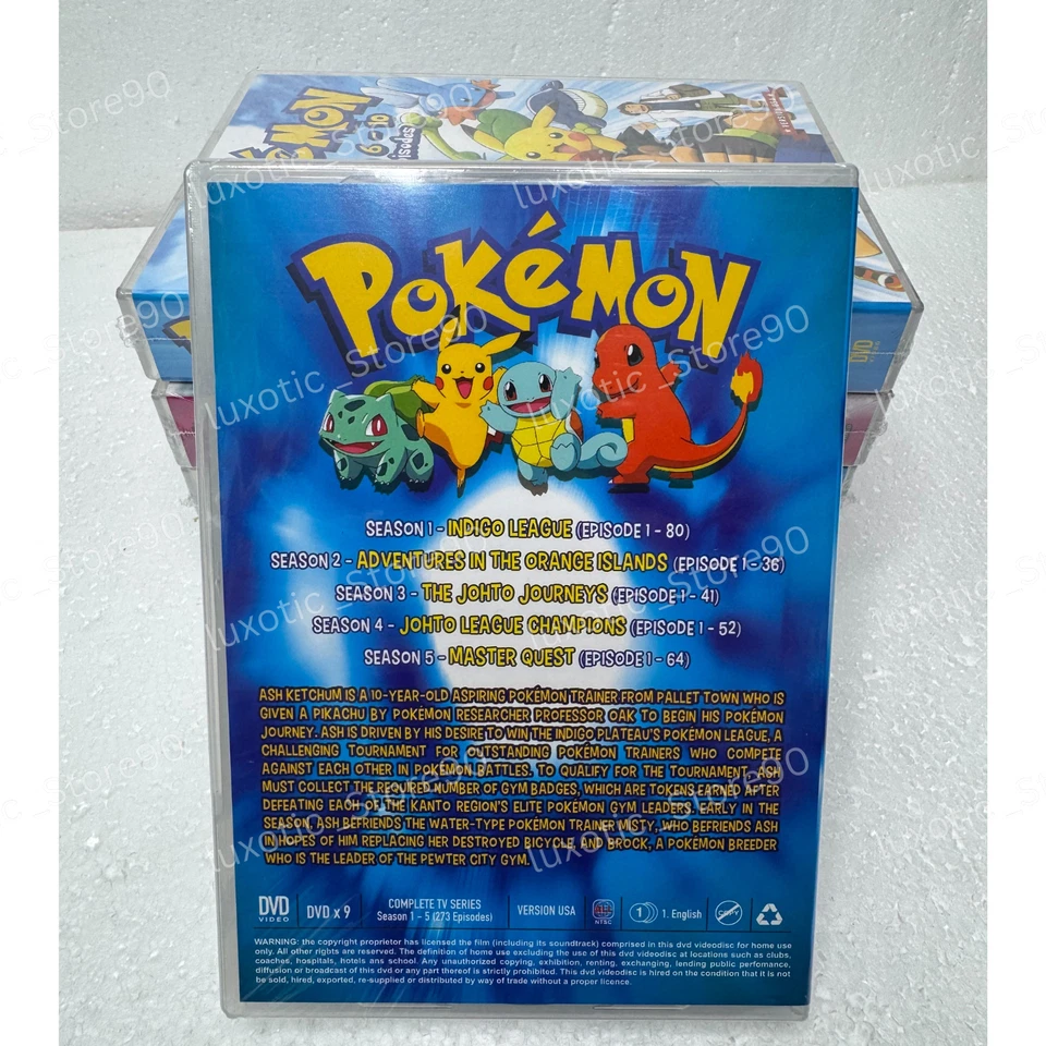 Pokemon Complete Series DVD Box Set (Seasons 1–25) English Dubbed All Region - Image 4 of 4