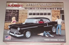 Atlantis 1955 Chevy Custom Street Rod X-Parts Garage 1:25 model car kit 1276
