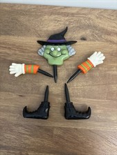 Vintage Halloween Pumpkin People Witch Decoration Jack O Lantern Pumpkin Kit