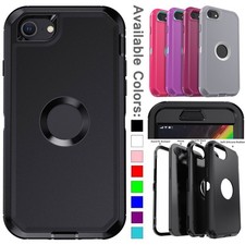 For iPhone SE 2020 / SE 2022 Case Heavy Duty Shockproof Hybrid Rugged Hard Cover