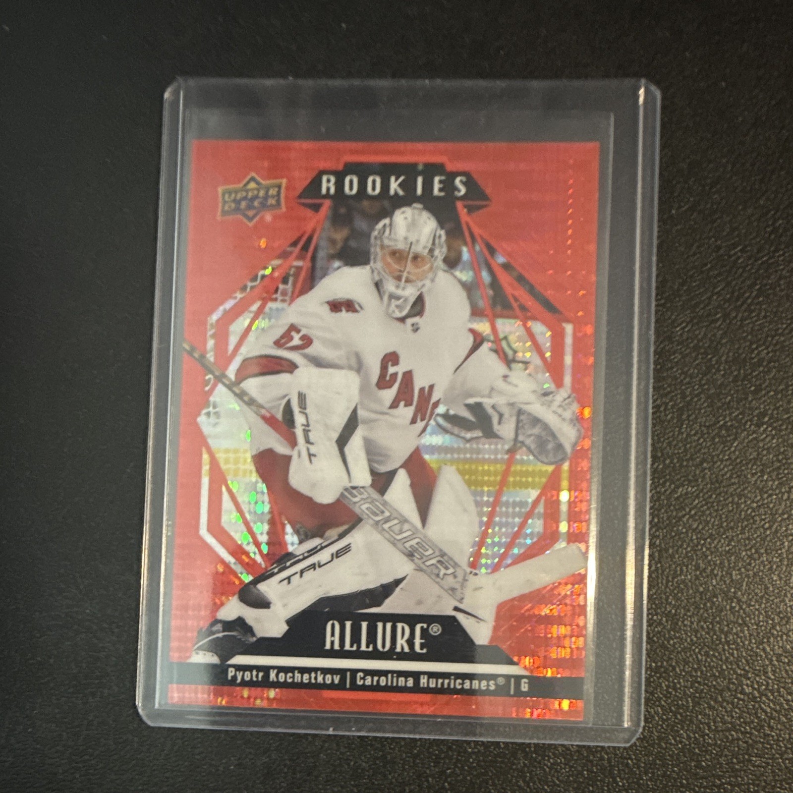 2022-23 Upper Deck Allure Rookies Pyotr Kochetkov #108 Red Rainbow (RC)