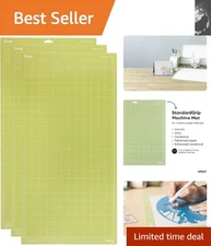 Versatile 12x24 StandardGrip Cutting Mats - 3 Pack for Explore & Maker Machines