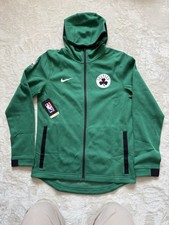 NIKE Dri  FIT Youth Boston Celtics Showtime Hoodie Green L 14  16 NEW w/ Tags