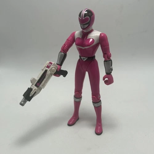 Vintage 2001 Bandai Power Rangers Time Force Pink Ranger 5.5" Action Figure