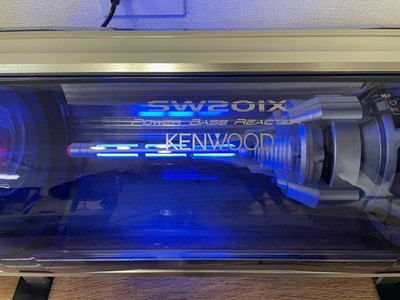 KENWOOD SW201X Powered Subwoofer Rare Vintage Car Audio Mint