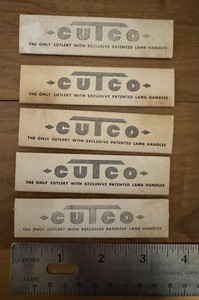 Cutco Protective Steak Knife Blade Sleeve Cover Only Lot of 5 Vintage OEM