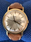 Vintage 1979 Timex Mercury 25618 Manual Wind Day/Date Gold (Working) Orig Band