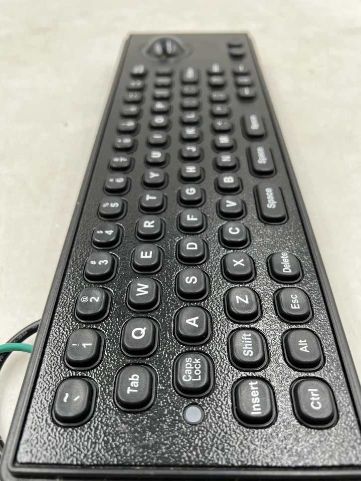 Black Industrial USB Keyboard With Mechanical Trackball Kiosk Metal Keypad - Image 3 of 4