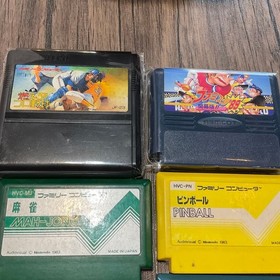 Nintendo Famicom FC Game Cartridge 8 Lot Donkey Kong Jr Pinball Japan Import JP