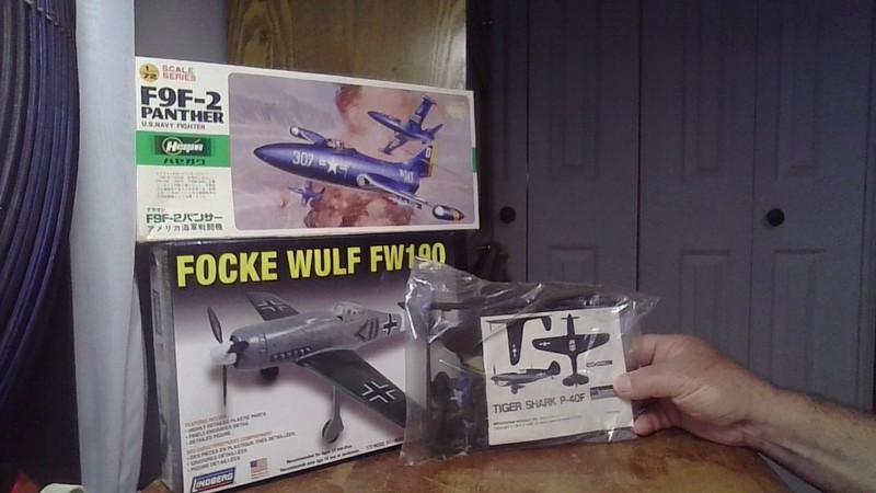 lindberg / HASEGAWA/monogram ww2 aircraft  model kits 1/72 NOS read