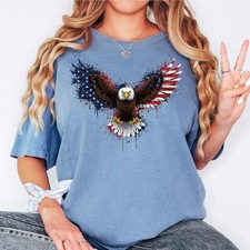American Eagle Shirt, Patriotic Eagle Shirt, USA Flag Shirt, 4th Of July Shirt,