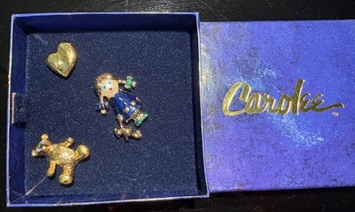 Rare CAROLEE Set Of 3 Brooch Pin ~ New In Box