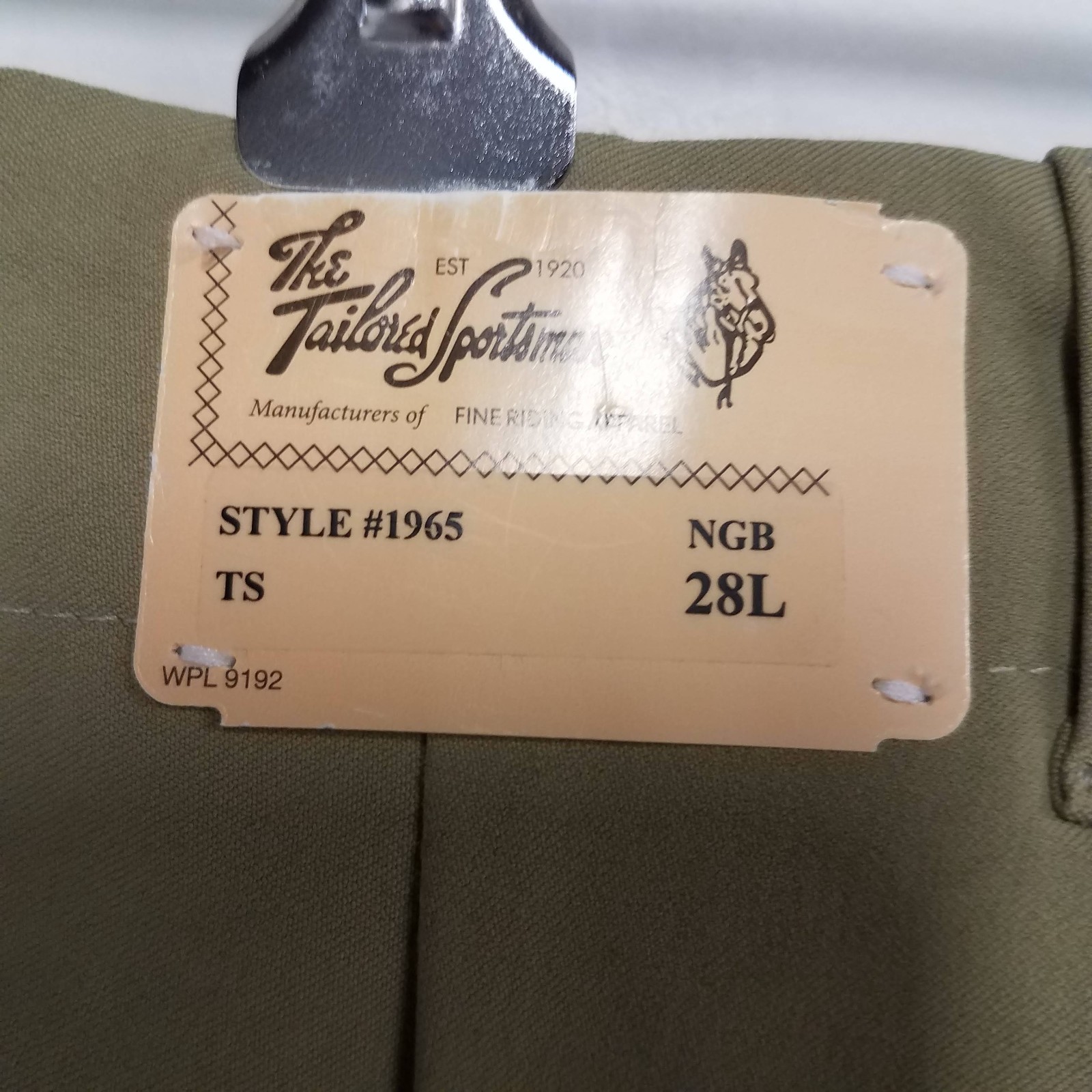 The Tailored Sportsman Ladies Vintage Trophy Hunter  Tan Womens 28L 1965 Low