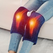 Knee Heating Pad, 2 Pcs Hands-Free Heated Knee Wrap Heating Pad for Knee, 86 84