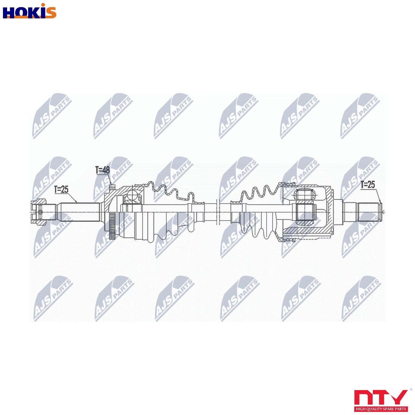 N.T.Y. NPW-HY-549.NTY Drive Shaft for HYUNDAI - Image 6