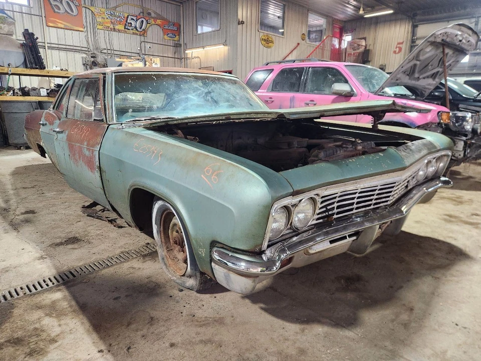 Regulador de ventana delantera del conductor manual 4 puertas para Chevrolet 1238957 1966 Foto 3 de 4