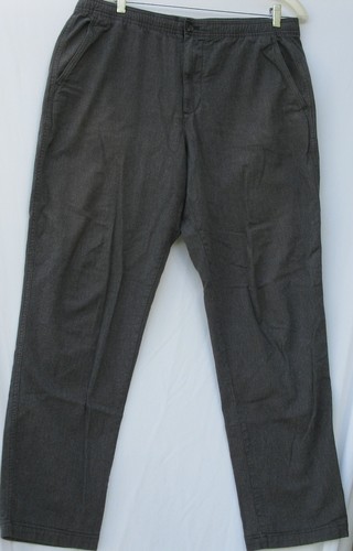 Gap men's grey 4 pocket straight fit E-waist modern khaki pants size large
