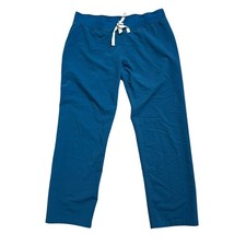 FIGS Women's Medium Petite Teal Livingston High-Rise Straight-Leg Scrub Pants