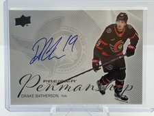 2024-25 Upper Deck Premier Drake Batherson Penmanship Autograph #PEN-DB