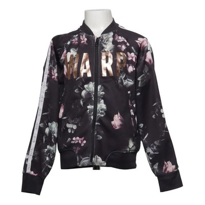 Warp, Bomberjacke, Mädchen, Größe: 134/140, Schwarz/Mehrfarbig #Sdx