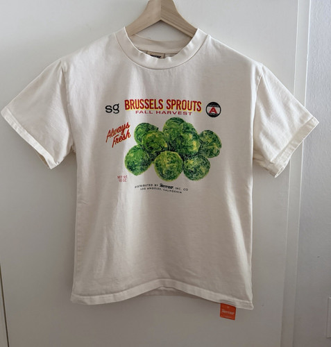 MNTGE x Sweetgreen Brussels Sprouts Tee Designed by Sean Wotherspoon Sz S NFC