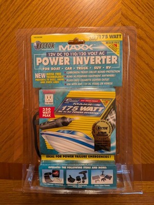 Vector MAXX VEC023M 175W Auto Power Inverter 12V to 110/120V AC