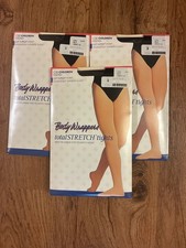 3 pairs of Girls Footed Tights Body Wrappers Black Size xs/s