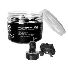 RIVECO Rack Screws  Cage Nuts for Server Cabinets  Racks Mounting Network E...