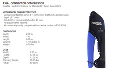 PV100	Compression Tool for RG59/6, compressio...