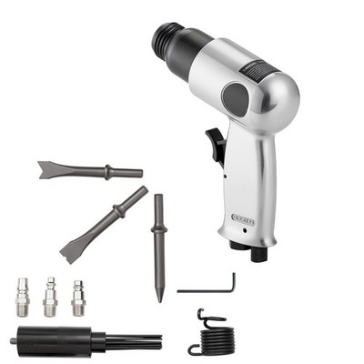 Uimoso Pneumatic Air Hammer 4500 BPM with Needle Scaler & 4 Chisels