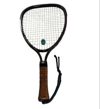 Vintage Marty Hogan Graphite Squash Racquet Leather Grip USA Classic