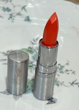 VINTAGE COLLECTIBLE CLARION NOXELL CORP. LIPSTICK ORANGE SILVER TUBE NEW