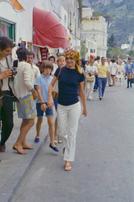 Ehemalige First Lady der Vereinigten Staaten Jacqueline Kennedy Onassis 1971 4x6 FOTO