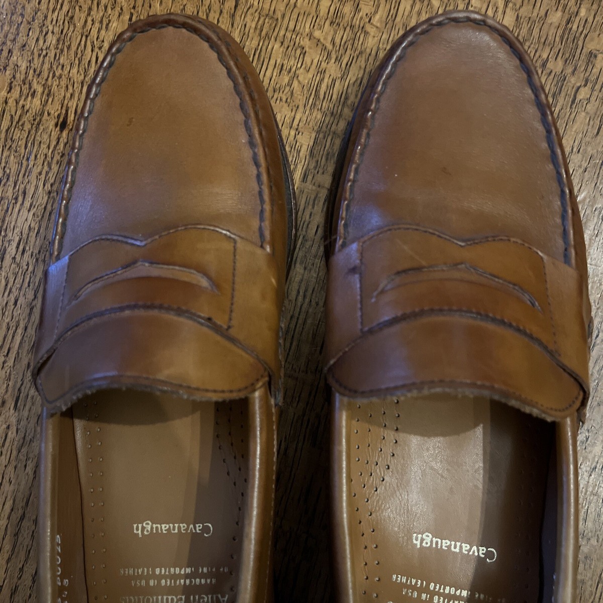 Allen Edmonds Men's Cavanaugh Genuine Leather Penny Loafer Slip On