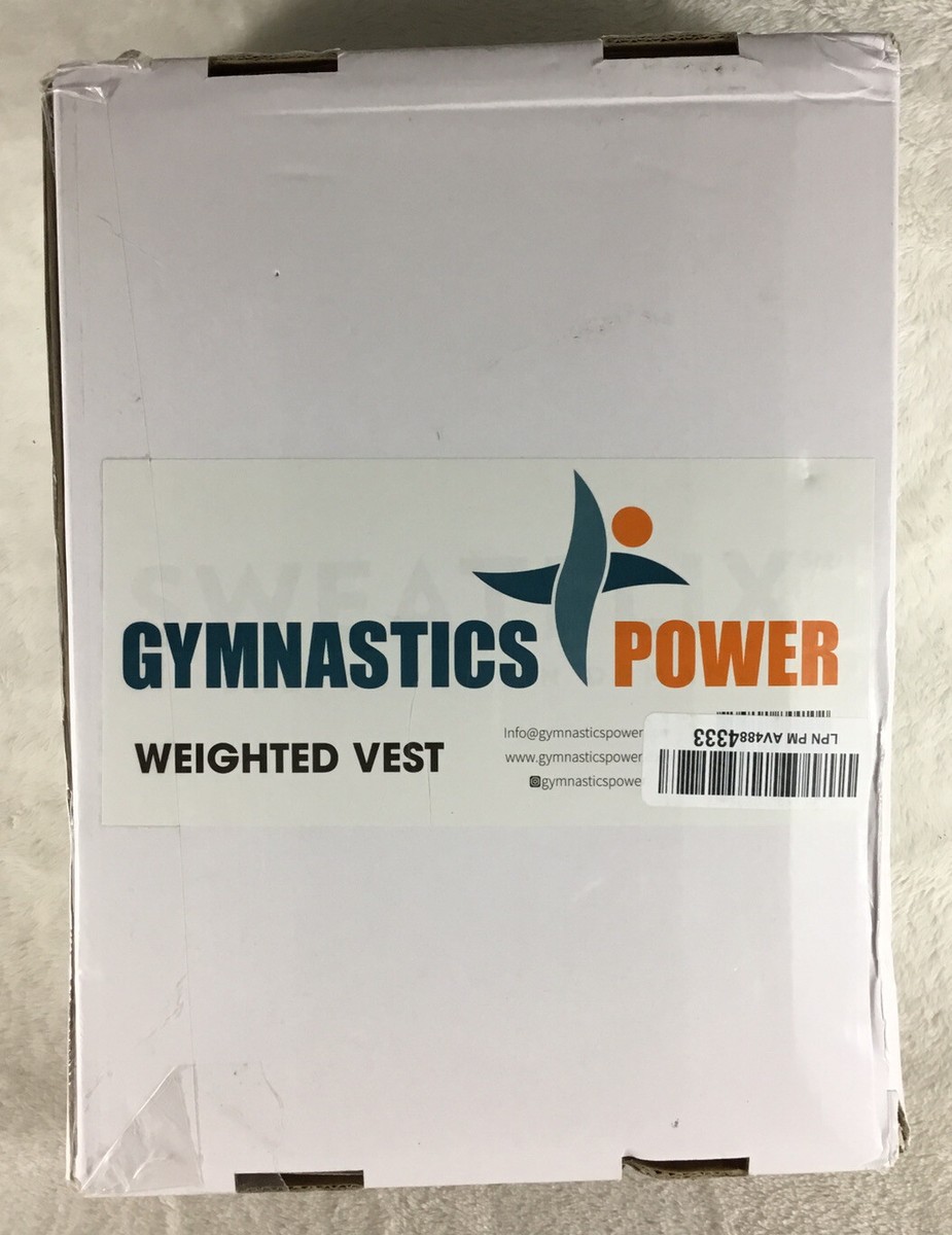Gymnastics Power Weighted Vest 12lb Removable Iron Weights for Men Women Workout eBay