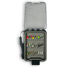 Ice Cold Pro, Tungsten Ice Fishing Jig Set With Waterproof Case (3mm, 4mm, 5mm)