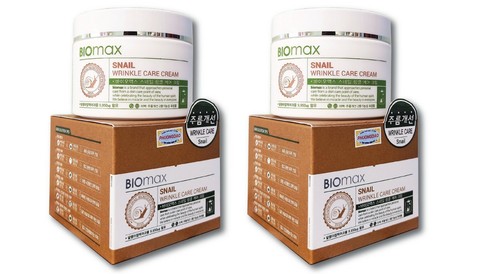 Lot 2x New Korean Welcos Biomax Snail Wrinkle Care Cream 100ml K-Beauty Sealed