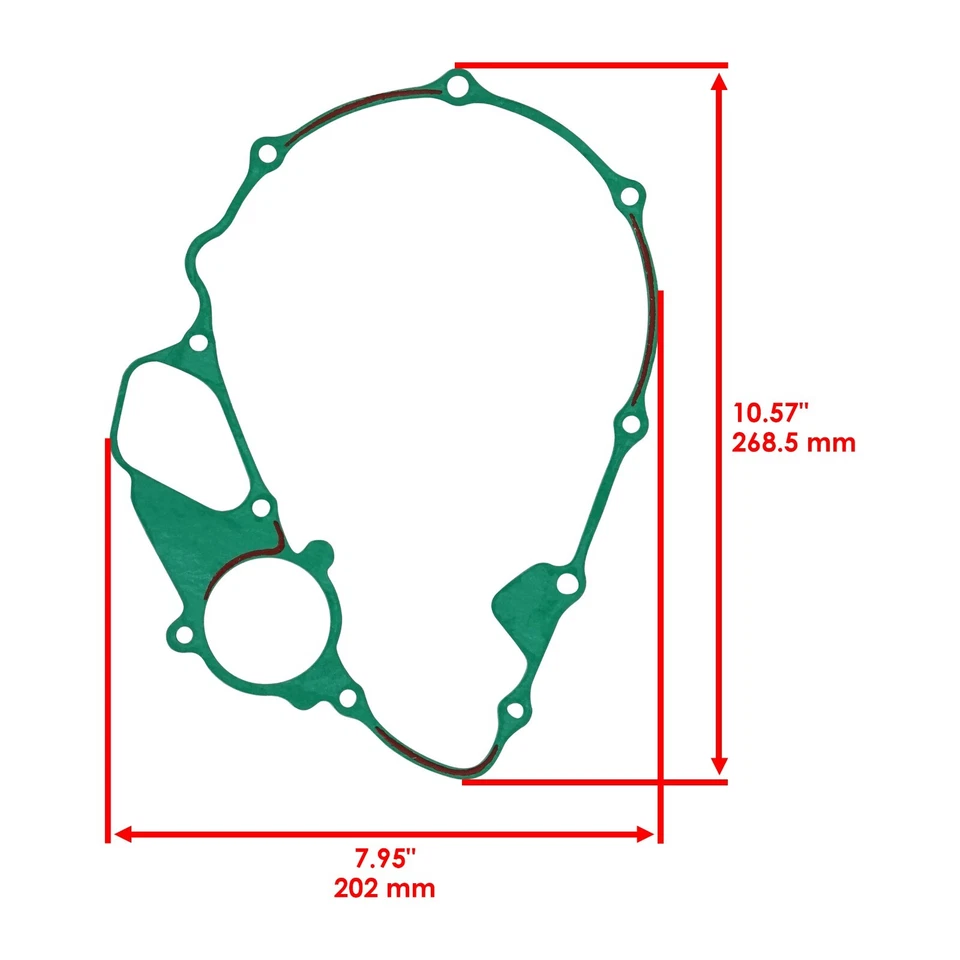 Прокладка крышки статора для Honda PC800 Pacific Coast 1989 1990 1991 1992-1998 - Изображение 2 из 4