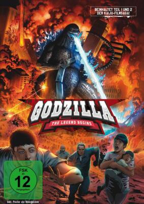 GODZILLA Das Original Teil 1 & 2  THE LEGEND BEGINS 1954 + 1955  DVD BOX Neu