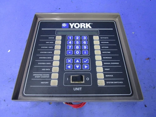 YORK REV B CHILLER PANEL KEYPAD SWITCH DISPLAY MODULE YK-024-34930-000 1 Y WARRA