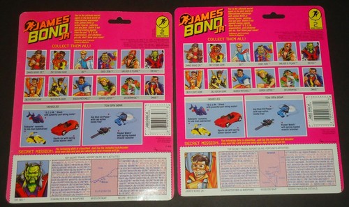 James Bond Jr. 4 loose Figures+cards - Picture 6 of 6