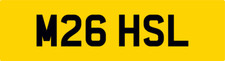 MICHELLE 2 DIGIT OLD CAR REG NUMBER PLATE M26 HSL FEES PAID - MISH SHEL MICH MCH