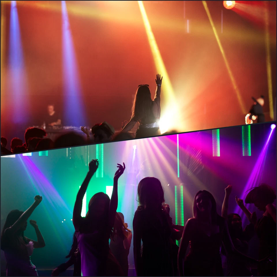 Beam 100W RGBW Moving Head Light Mini Stage Light Effect DMX 512 for Disco Bar - Image 3 of 4