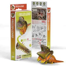 Frilled Lizard 3D Cardboard Model Kit Eugy New
