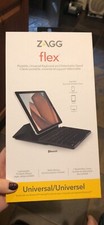 ZAGG Flex Universal Portable Universal Keyboard  Detachable Stand - New in Box