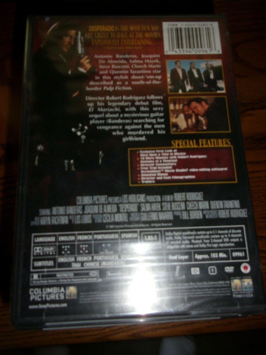 DESPERADO- DVD- SPECIAL EDITION- NEW AND SEALED!! | eBay
