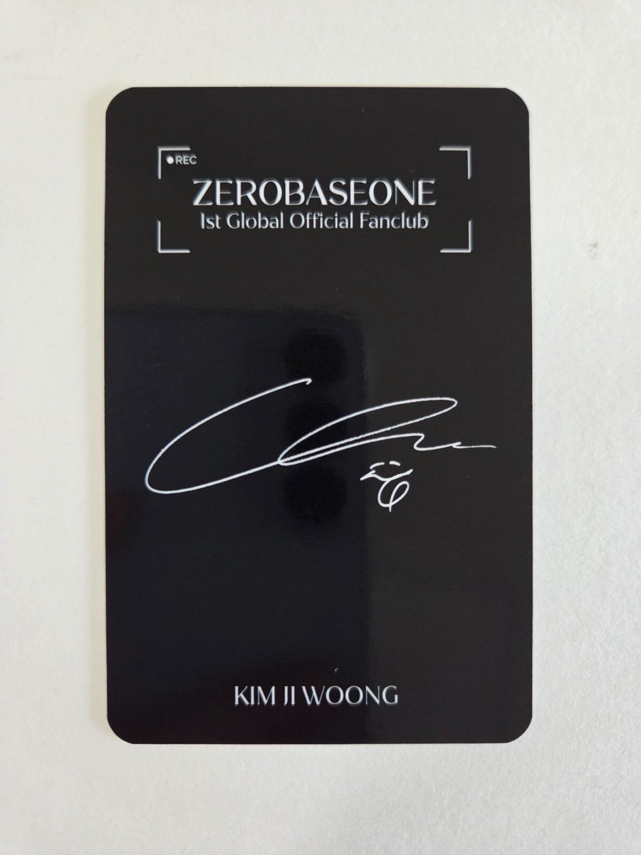 ZB1 ZEROBASEONE 1st Global Official Fanclub Kit Zerose Photocard +