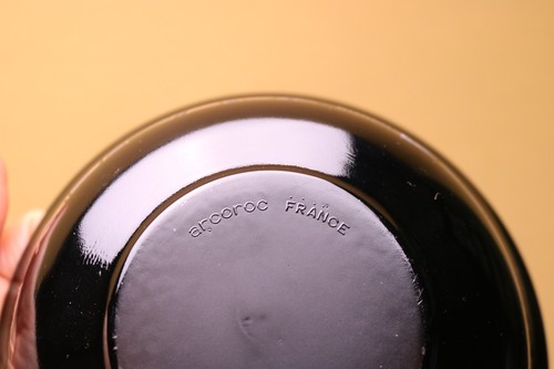 Arcoroc France TAMPICO Iridescent Black 6 3/8 " Coupe Cereal Bowl (s) - Picture 4 of 5