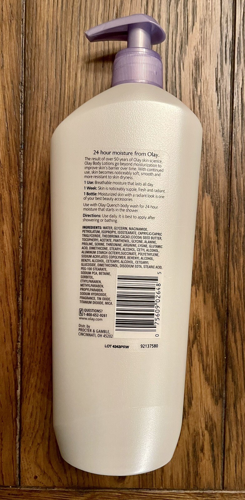 Olay Quench SHIMMER Body Lotion Luminous Minerals Pump 20.2oz